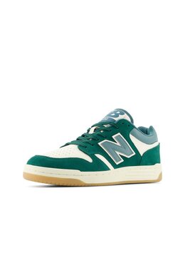 New Balance: Зелёные кроссовки  480