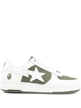 A BATHING APE®: Белые кроссовки 