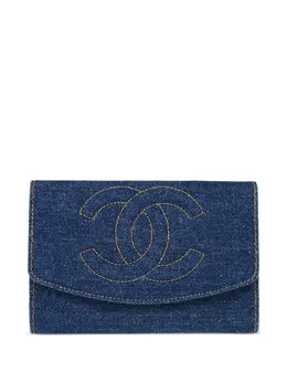CHANEL Pre-Owned: Голубой кошелёк 