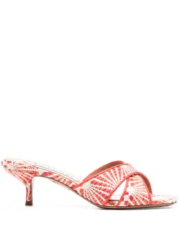 Aquazzura: Оранжевые сандалии 