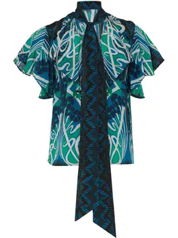 Temperley London: Голубая блуза 