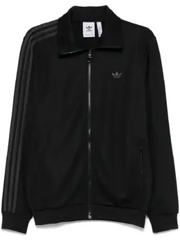 adidas: Чёрная куртка  Trefoil