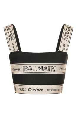 Balmain: Топ из вискозы 