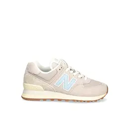 New Balance: Серые кроссовки  574