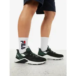 Fila: Чёрные кроссовки 