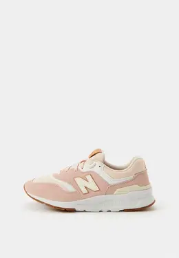 New Balance: Розовые кроссовки 