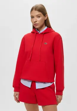 Lacoste: Красная толстовка 