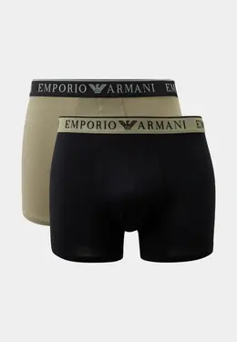 Emporio Armani: Трусы цвета хаки 