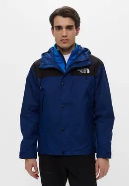 The North Face: Синяя куртка 