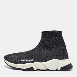 Balenciaga: Чёрные кроссовки  Speed Trainer