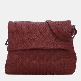 Bottega Veneta: Красная сумка  Intrecciato