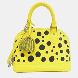Louis Vuitton: Жёлтая сумка  Épi