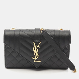 Saint Laurent Paris: Чёрная сумка  Envelope