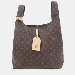 Louis Vuitton: Коричневая сумка 