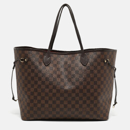 Louis Vuitton: Коричневая сумка  Neverfull