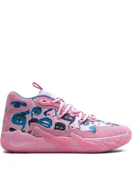 PUMA: Розовые кроссовки  Kidsuper