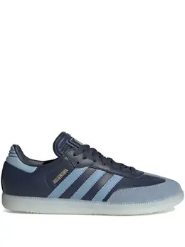 adidas: Синие кроссовки  Samba