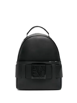 Armani Exchange: Чёрный рюкзак 