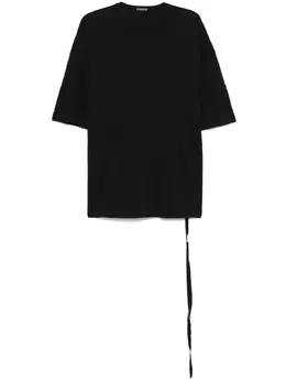 Ann Demeulemeester: Чёрная футболка 