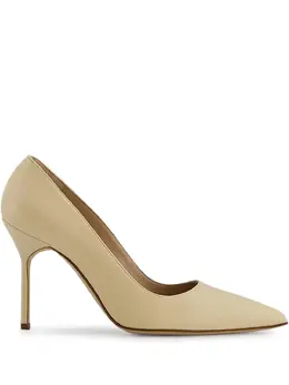 Manolo Blahnik: Бежевые туфли 