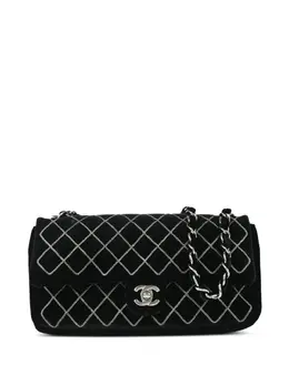 CHANEL Pre-Owned: Чёрная сумка 