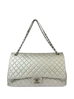 CHANEL Pre-Owned: Серебристая сумка 