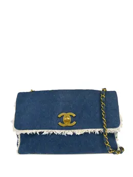 CHANEL Pre-Owned: Голубая сумка 