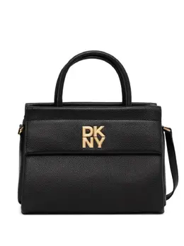 DKNY: Чёрная сумка-шоппер 