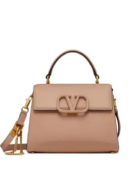 Valentino Garavani: Бежевая сумка 