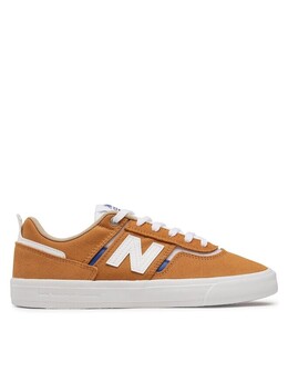 New Balance: Оранжевые кроссовки 