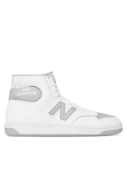 New Balance: Белые кроссовки 
