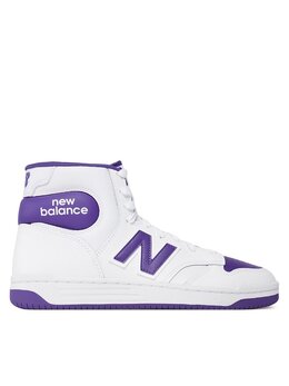 New Balance: Белые кроссовки 