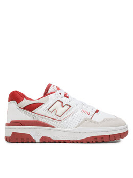 New Balance: Белые кроссовки 