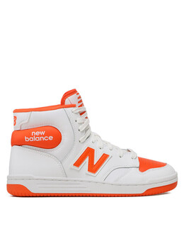 New Balance: Белые кроссовки 