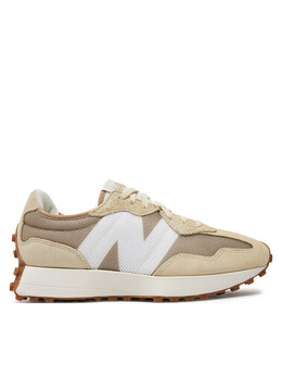 New Balance: Бежевые кроссовки 