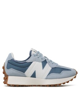 New Balance: Синие кроссовки 
