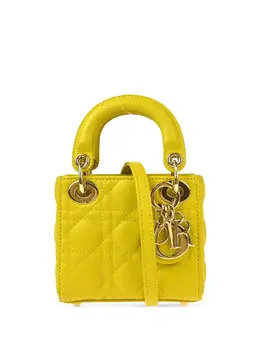 Christian Dior Pre-Owned: Жёлтая сумка 