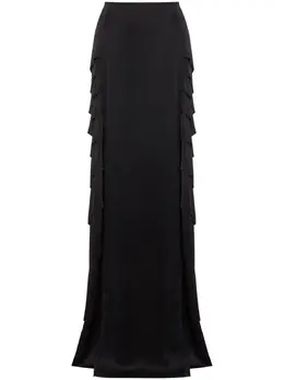 Alberta Ferretti: Атласная юбка 