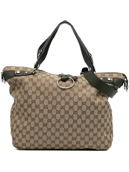 Gucci Pre-Owned: Коричневая сумка 