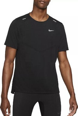 Nike: Чёрная футболка  Dri FIT
