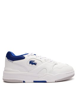Lacoste: Белые кроссовки 