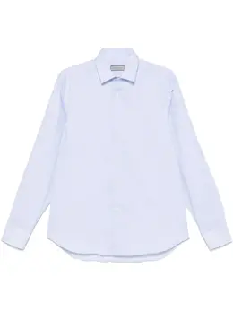 Canali: Рубашка в полоску 