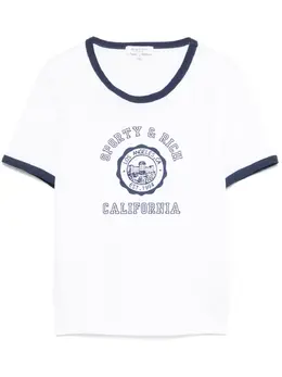 Sporty & Rich: Белая футболка 