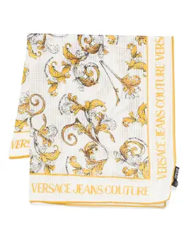 Versace Jeans Couture: Белый шарф 