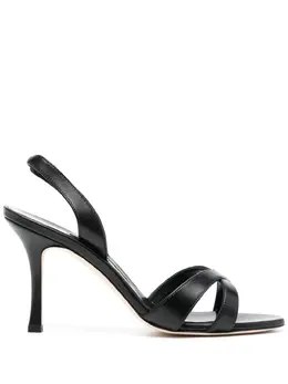 Manolo Blahnik: Чёрные сандалии 