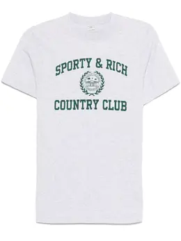 Sporty & Rich: Футболка с принтом 