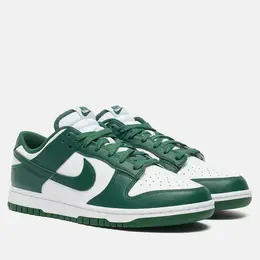 NIKE: Зелёные кеды  Dunk Low SE