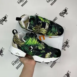 Reebok: Зелёные кроссовки  InstaPump Fury