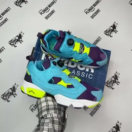 Reebok: Белые кроссовки  InstaPump Fury