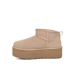 UGG: Белые угги  Ultra Mini